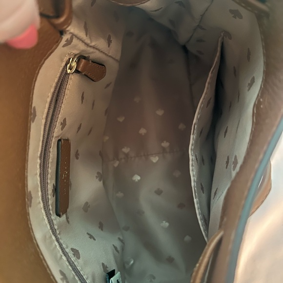 Kate Spade Leila Medium Backpack with Pebbled Leather in Gingerbread - Picture 3 of 5